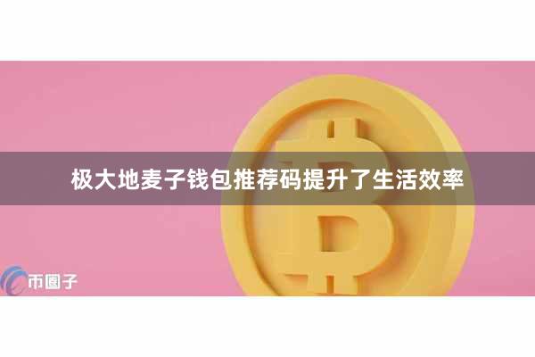 极大地麦子钱包推荐码提升了生活效率